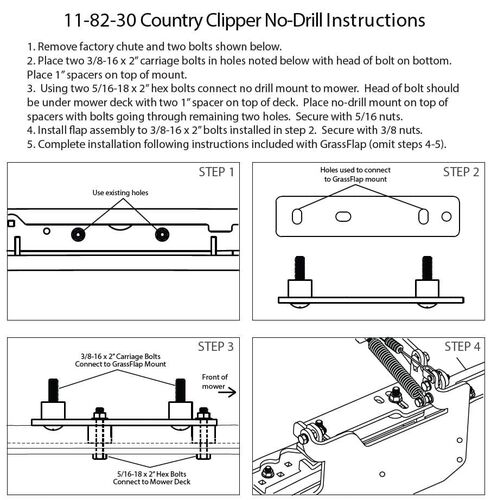 11-82-30 Country Clipper No-Drill Mount