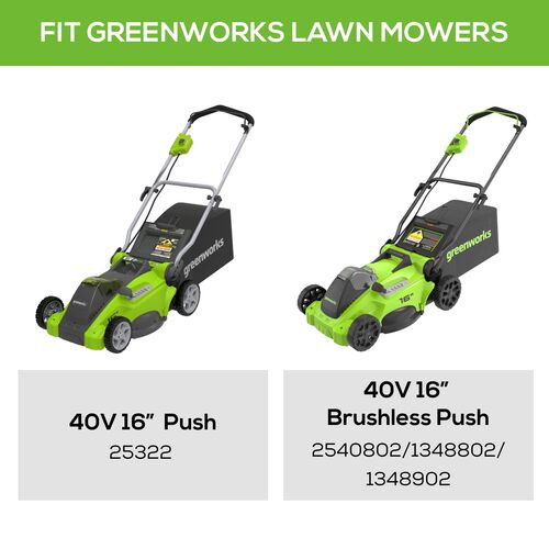 16″ Replacement Lawn Mower Blade for Greenworks 16″ Cordless Mowers