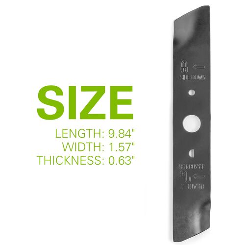 10″ Replacement Lawn Mower Dual Blades for 25302