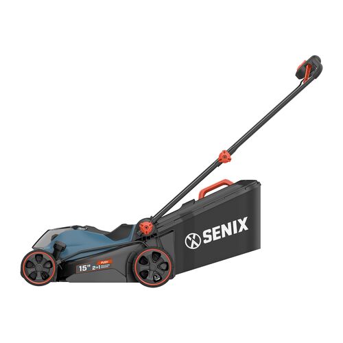 2X2 40 Volt Max* 15″ Cordless, Brushless Push Lawn Mower, 2-in-1 Bagging & Mulching, Battery and Charger Included – LPPX2-M4