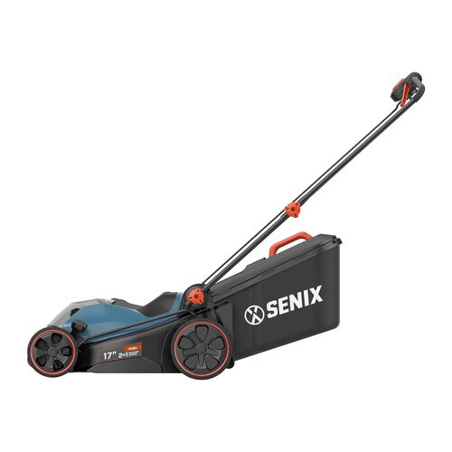2X2 40 Volt Max* 17″ Cordless, Brushless Push Lawn Mower, 2-in-1 Mulching & Bagging Battery and Charger Included – LPPX2-M5